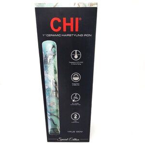 CHI 1" Ceramic Hairstyling Iron in True Gem - NIB